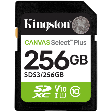 Sisteme PC & Periferice - KINGSTON 256GB SDXC Canvas Select Plus Gen3 150MB/s C10 UHS-I U1 V10
