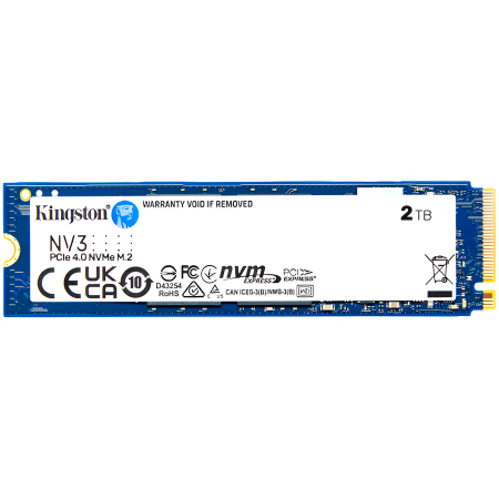 Componente PC - Kingston 2TB NV3 SSD M.2 2230 PCIe 4.0 NVMe, Read: 6,000/ Write: 5,000MB/s