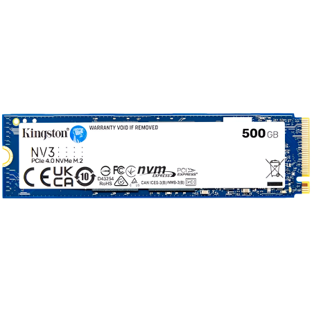 Componente Laptop - Kingston 500GB NV3 SSD M.2 2230 PCIe 4.0 NVMe, Read: 5,000/ Write: 3,000MB/s