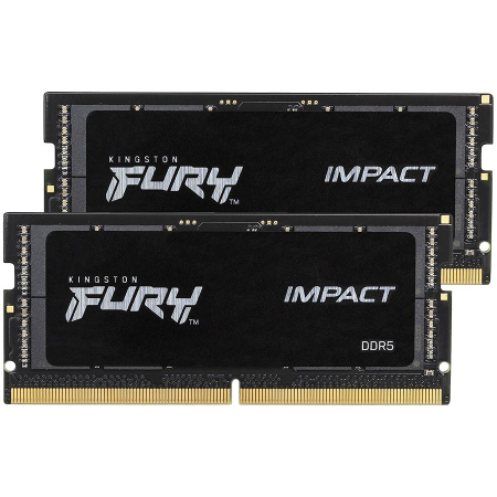 Memorii - Kingston DRAM 32GB 4800MT/s DDR5 CL38 SODIMM (Kit of 2) FURY Impact PnP