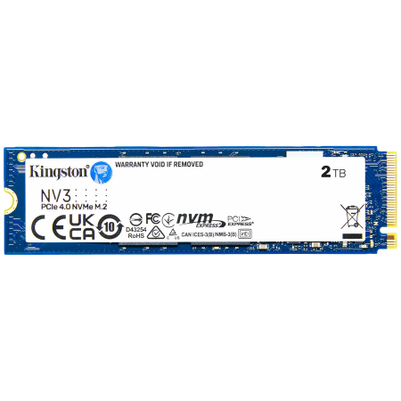 Componente PC - Kingston SSD 2TB NV3 M.2 2280 PCIe 4.0 NVMe SSD , EAN: 740617344783
