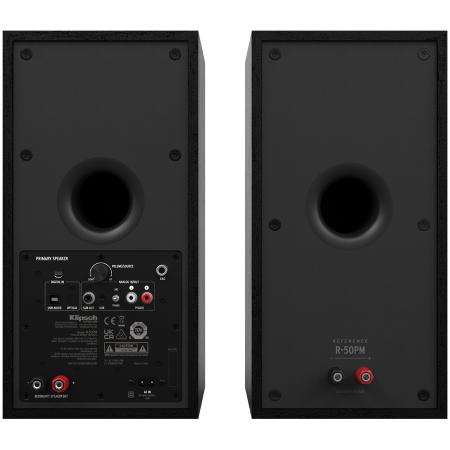 Klipsch Reference R-50PM Powered Monitors (Black, Pair) [2]