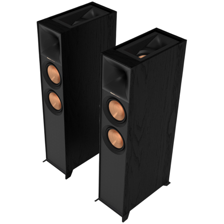 Klipsch Reference R-605FA Floorstanding Speaker with Dolby Atmos, Black, Single [2]
