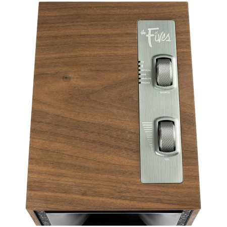 Klipsch The Fives Powered Speakers (Walnut, Pair) [3]