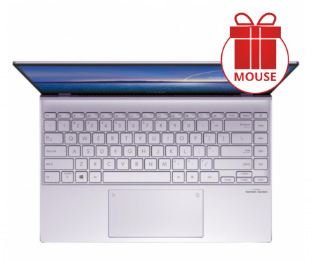 Laptop ASUS ZenBook 14 UX425EA-KI574T, Intel Core i5-1135G7 pana la 4.2GHz, 14" Full HD, 8GB, SSD 512GB, Intel Iris Xe Graphics, Windows 10 Home, Lilac Mist [0]