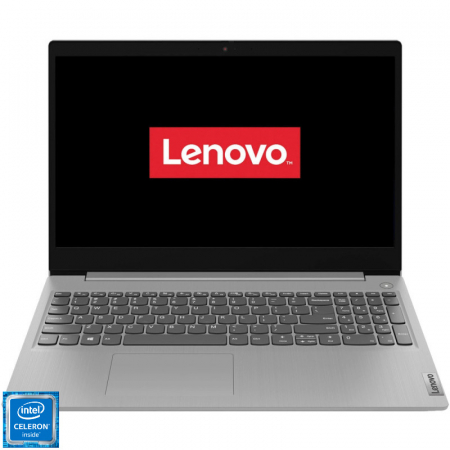 Notebook Consumer - Laptop Lenovo 15.6'' IdeaPad 3 15IGL05, HD, Procesor Intel® Celeron® N4120 (4M Cache, up to 2.60 GHz), 4GB DDR4, 256GB SSD, GMA UHD 600, Free DOS, Platinum Grey