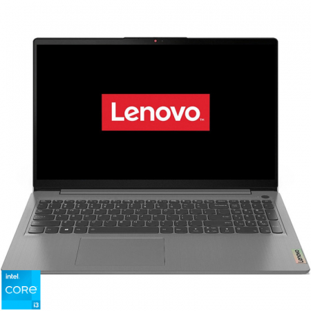Laptop Lenovo IdeaPad 3 15ITL6 cu procesor Intel® Core™ i3-1115G4 pana la 4.10 GHz, 15.6", Full HD, 4GB, 512GB SSD, Intel UHD Graphics, No OS, Arctic Grey [0]