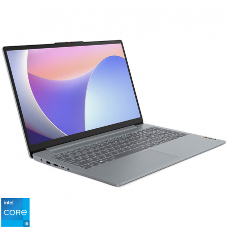 Laptop Lenovo IdeaPad Slim 3 15IAH8 cu procesor Intel® Core™ i5-12450H pana la 4.4GHz, 15.6" Full HD, 16GB LPDDR5 RAM, 512GB SSD, Intel® UHD Graphics, No OS, [0]