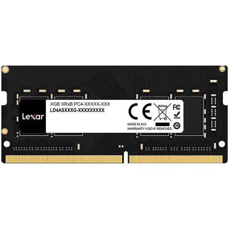 Componente PC - Lexar® DDR4 8GB 260 PIN So-DIMM 3200Mbps, CL22, 1.2V- BLISTER Package, EAN: 843367123766