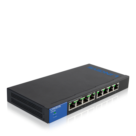 Linksys 8-Port Business Desktop Gigabit PoE+ Switch [0]