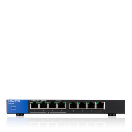 Linksys 8-Port Business Desktop Gigabit PoE+ Switch [1]