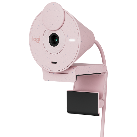 Camere Web - LOGITECH Brio 300 Full HD webcam - ROSE - USB