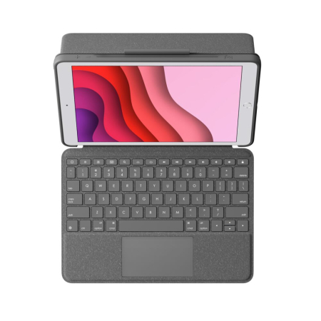 Logitech Combo Touch Detachable backlit keyboard case for iPad (7th, 8th, and 9th gen) - Graphite - UK [3]