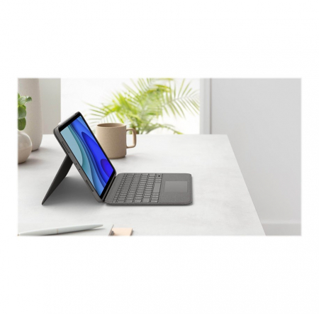 Logitech Folio Touch Backlit keyboard case with trackpad for iPad Air(R) (4th & 5th generation) - Oxford Grey - US [6]