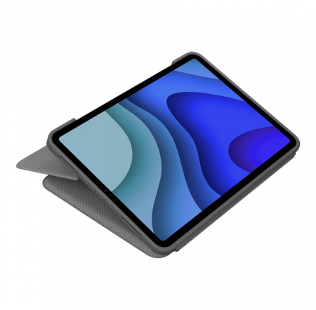 Logitech Folio Touch Backlit keyboard case with trackpad for iPad Air(R) (4th & 5th generation) - Oxford Grey - US [2]