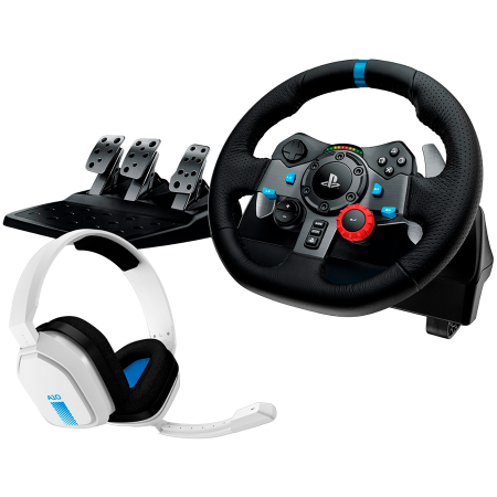 Jocuri si multimedia - LOGITECH G29 Driving Force Racing Wheel for PlayStation5 and PlayStation4 - WHITE - USB