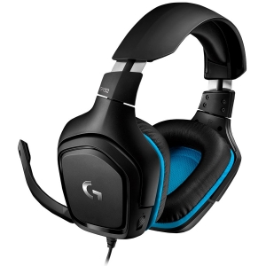Microfoane & Casti Gaming - LOGITECH G432 Wired Gaming Headset 7.1 - LEATHERETTE - BLACK/BLUE - USB