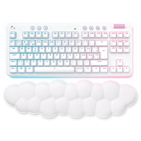 Tastaturi Gaming - LOGITECH G715 TKL LIGHTSPEED RGB Wireless Gaming Keyboard - OFF WHITE - US INT'L - LINEAR