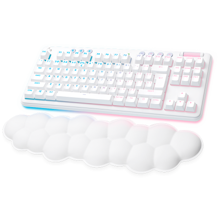 LOGITECH G715 TKL LIGHTSPEED RGB Wireless Gaming Keyboard - OFF WHITE - US INT'L - LINEAR [1]