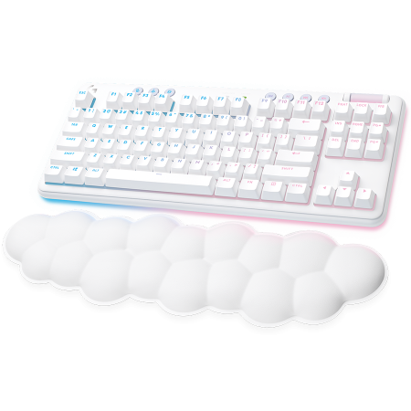 Tastaturi Gaming - LOGITECH G715 TKL LIGHTSPEED RGB Wireless Gaming Keyboard - OFF WHITE - US INT'L - TACTILE