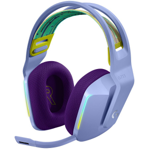 Microfoane & Casti Gaming - LOGITECH G733 LIGHTSPEED Wireless RGB Gaming Headset - LILAC