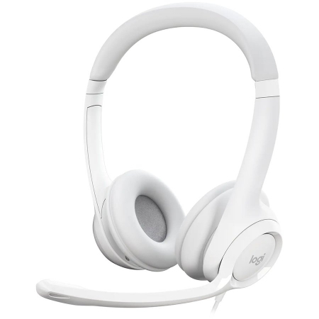 Casti - LOGITECH H390 Corded Headset - OFFWHITE - USB