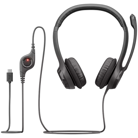 LOGITECH HEADSET-H390 USB-C Computer Headset-MIDNIGHT BLACK-USB-N/A-EMEA28i-935-USB-C [3]