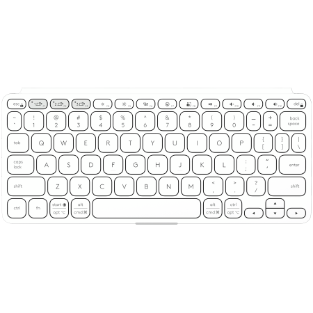 LOGITECH Keys-To-Go 2 - PALE GREY - US INT'L - BT - INTNL-948 - UNIVERSAL [3]