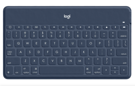 Sisteme PC & Periferice - Logitech Keys-To-Go Classic Keyboard with iPhone Stand - Blue - US