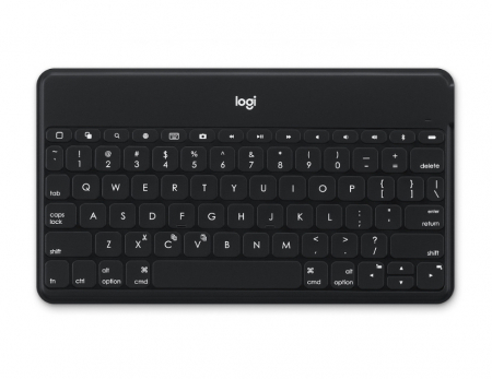 Logitech Keys-to-go Ultra-light, Ultra-Portable Bluetooth Keyboard for iPhone, iPad, Apple TV and Mac - Black - UK [0]