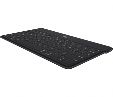 Logitech Keys-to-go Ultra-light, Ultra-Portable Bluetooth Keyboard for iPhone, iPad, Apple TV and Mac - Black - UK [1]