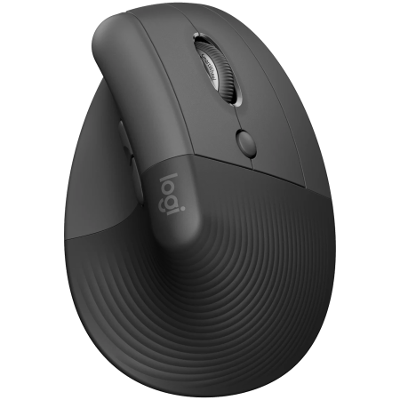 Periferice - LOGITECH Lift Bluetooth Vertical Ergonomic Mouse - GRAPHITE/BLACK