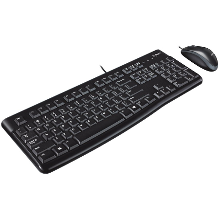LOGITECH MK120 Corded Combo - BLACK - USB - US INT'L [3]