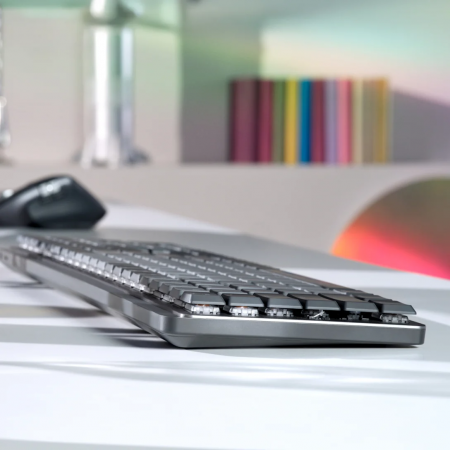Logitech MX Mechanical Wireless Illuminated Performance Keyboard- 2.4GHZ/BT-N/A-EMEA28-935- Clicky - Graphite - US INT'L [3]