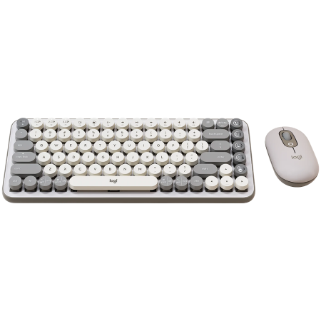 Sisteme PC & Periferice - LOGITECH POP ICON COMBO - OFF WHITE - US INT'L - BT - INTNL-973