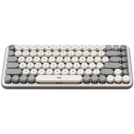 Sisteme PC & Periferice - LOGITECH POP ICON KEYS - OFF WHITE - US INT'L - BT - INTNL-973