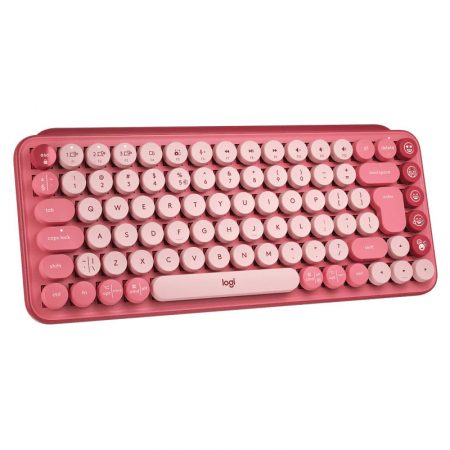 Tastatura Logitech POP Mecanica Wireless & Bluetooth Heartbreaker Rose [1]