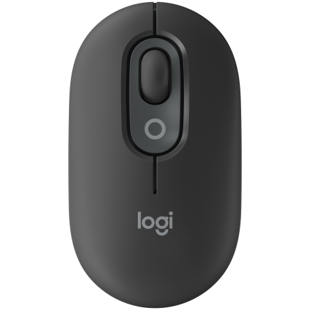 Mouse - LOGITECH POP Mouse with emoji - GRAPHITE - BT - EMEA28i-935 - FY25,TERRA