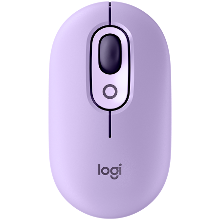LOGITECH POP Mouse with emoji - LILAC - BT - EMEA28i-935 - FY25,TERRA [0]