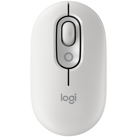 Mouse - LOGITECH POP Mouse with emoji - OFF-WHITE - BT - EMEA28i-935 - FY25,TERRA
