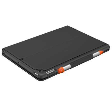 Logitech Slim Folio keyboard case for iPad (7th, 8th, & 9th gen) - Graphite - UK [4]