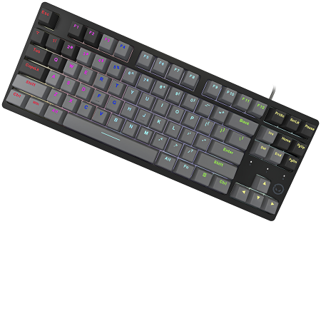 LORGAR Azar 514TKL, Wired RGB mechanical gaming keyboard, black, EN layout [2]