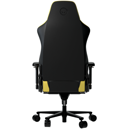 LORGAR Base 311, Gaming chair, PU eco-leather, 1.8 mm metal frame, multiblock mechanism, 4D armrests, 5 Star aluminium base, Class-4 gas lift, 75mm PU casters, Black + yellow [3]