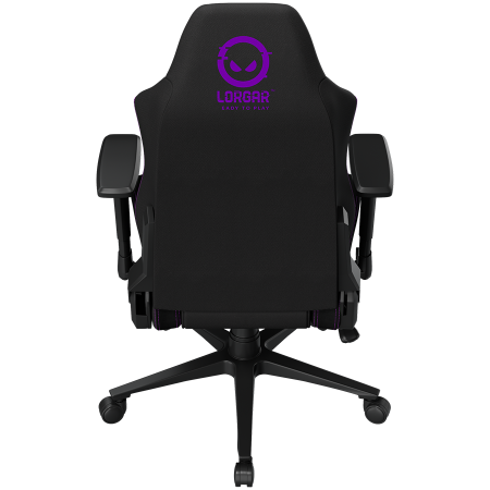 LORGAR CHA41, Ergonomic Gaming Chair Advanced, premium anti-stain fabric, Black/purple [9]