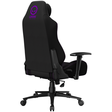 LORGAR CHA41, Ergonomic Gaming Chair Advanced, premium anti-stain fabric, Black/purple [12]