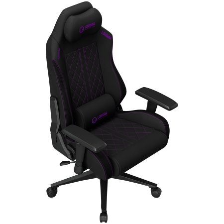 LORGAR CHA41, Ergonomic Gaming Chair Advanced, premium anti-stain fabric, Black/purple [13]