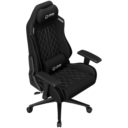 LORGAR CHA41, Ergonomic Gaming Chair Advanced, premium anti-stain fabric, Black/white [15]