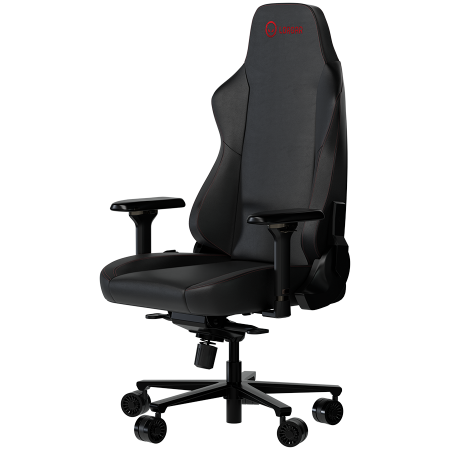 LORGAR Embrace 533, Gaming chair, PU eco-leather, 1.8 mm metal frame, multiblock mechanism, 4D armrests, 5 Star aluminium base, Class-4 gas lift, 75mm PU casters, Black [1]