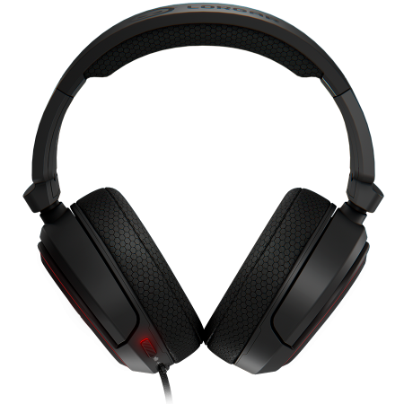 LORGAR Kaya 460, USB Gaming headset with microphone, CM108B, RGB backlight, Plug&Play, USB-A connection cable 2m, fabric ear pads, size: 192*184.7*88mm, 0.329kg, black [1]