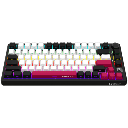LORGAR KBP7075W, Wireless 75% Mechanical Gaming Keyboard Pro, Black/red, EN layout [2]